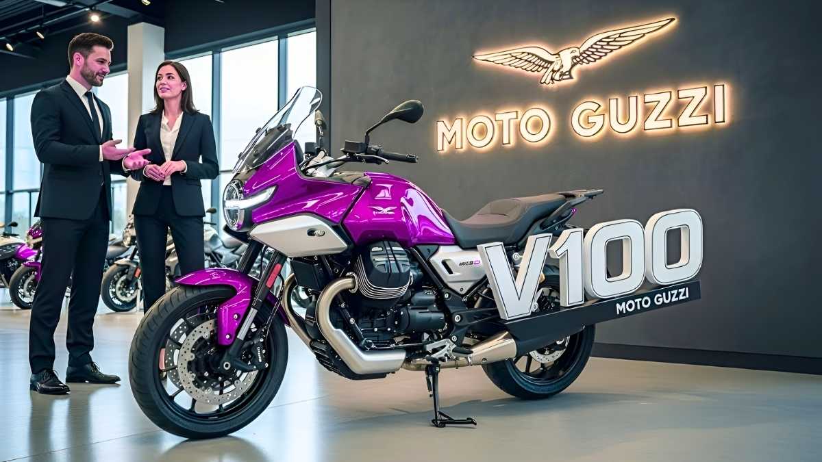 Moto Guzzi V100 2026 La Nueva Moto Deportiva Italiana con Diseño Elegante y Tecnología Avanzada